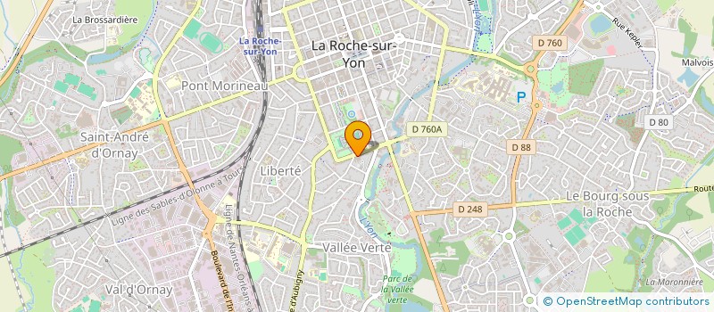 localisation de l'entreprise DOMICILE SERVICES VENDEE à LA ROCHE-SUR-YON
