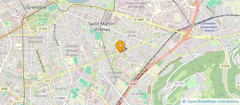 localisation de l'entreprise DOMICILE SOLIDAIRE  SAINT-MARTIN-D'HERES