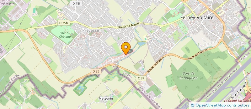 localisation de l'entreprise DOMICILES SERVICES à PREVESSIN-MOENS