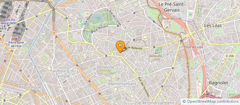 localisation de l'entreprise DOMICILIATION EURO PARTENARIAT  PARIS