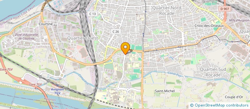 localisation de l'entreprise DOMICILIATION & SERVICES à AVIGNON