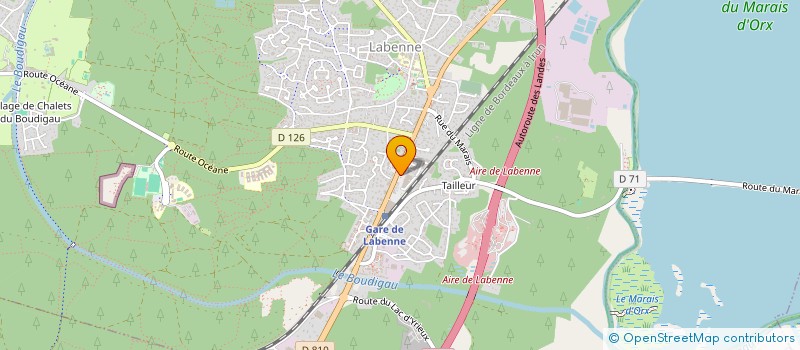 localisation de l'entreprise DOMICO à LABENNE