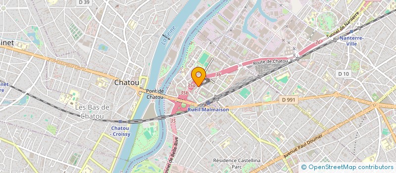 localisation de l'entreprise DOMICUIN à RUEIL-MALMAISON