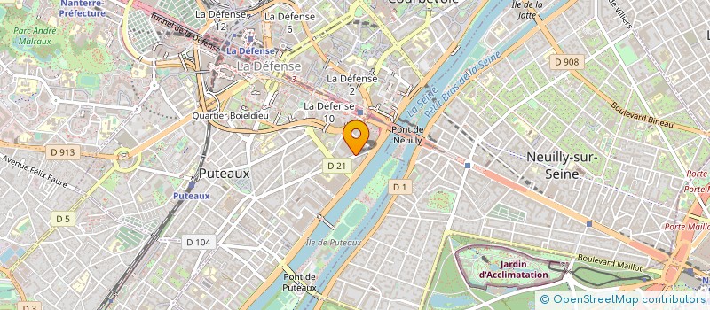 localisation de l'entreprise DOMIDOM FRANCHISE à PUTEAUX