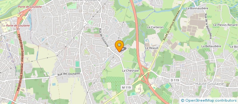 localisation de l'entreprise DOMIFIN  BASSE-GOULAINE