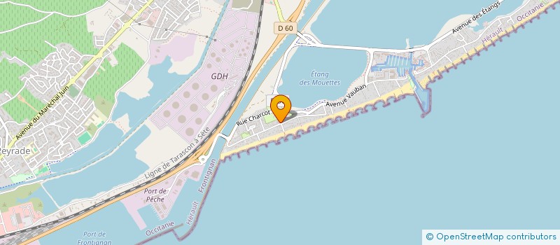 localisation de l'entreprise DOMIGI à FRONTIGNAN