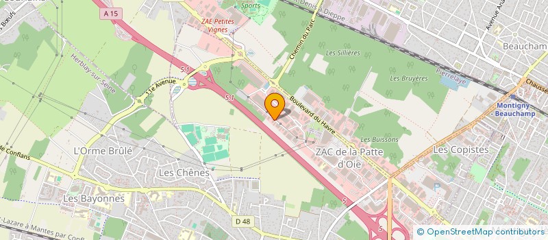 localisation de l'entreprise DOMIJEAN  HERBLAY-SUR-SEINE