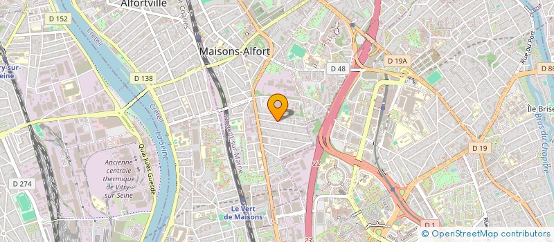 localisation de l'entreprise DOMILA à MAISONS-ALFORT