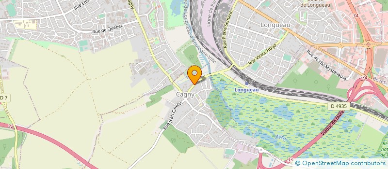 localisation de l'entreprise DOMILA  CAGNY