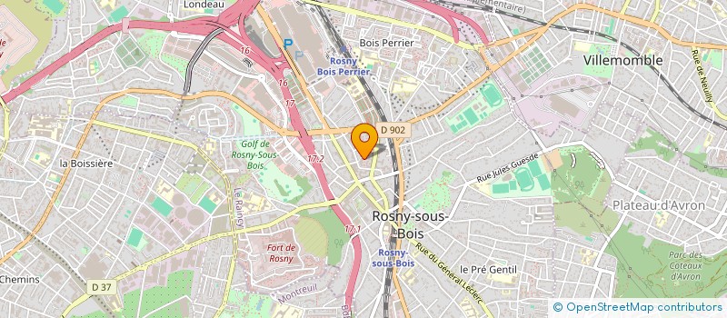 localisation de l'entreprise DOMIMATIC à ROSNY-SOUS-BOIS