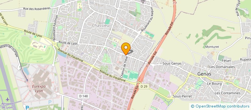 localisation de l'entreprise DOMIMUSIC  CHASSIEU