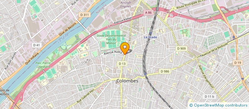 localisation de l'entreprise DOMIN'AUTOS à COLOMBES