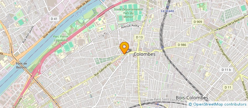 localisation de l'entreprise DOMINA EXPRESS  COLOMBES