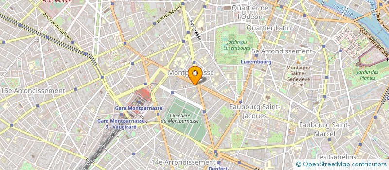 localisation de l'entreprise DOMINANTES à PARIS