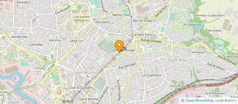 localisation de l'entreprise DOMINAR à BREST