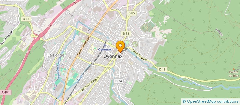 localisation de l'entreprise DOMINATIF à OYONNAX