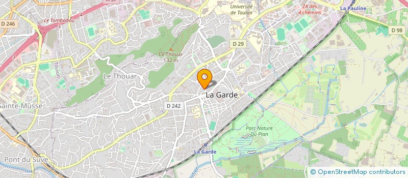 localisation de l'entreprise DOMINGIE à LA GARDE