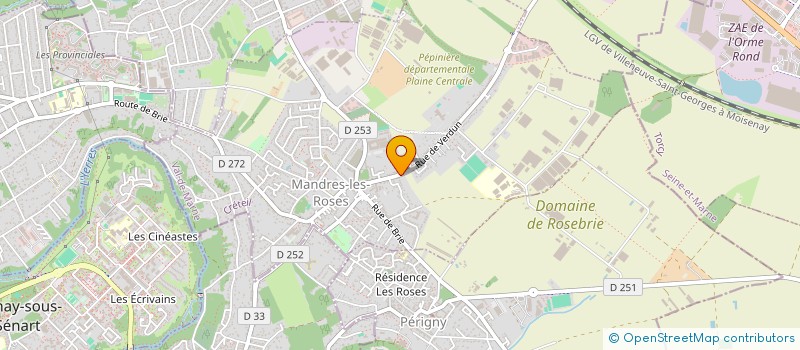 localisation de l'entreprise DOMINGUES à MANDRES-LES-ROSES