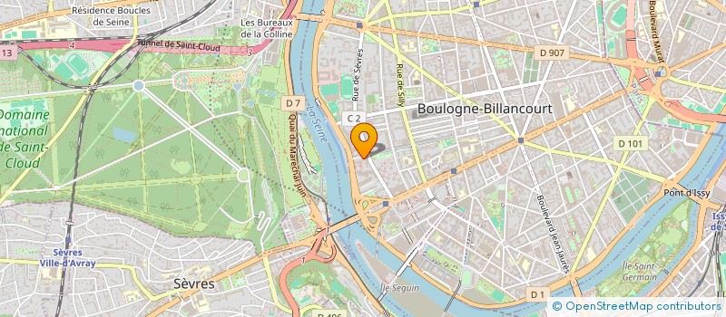 localisation de l'entreprise DOMINGUES BATI RENOV à BOULOGNE-BILLANCOURT