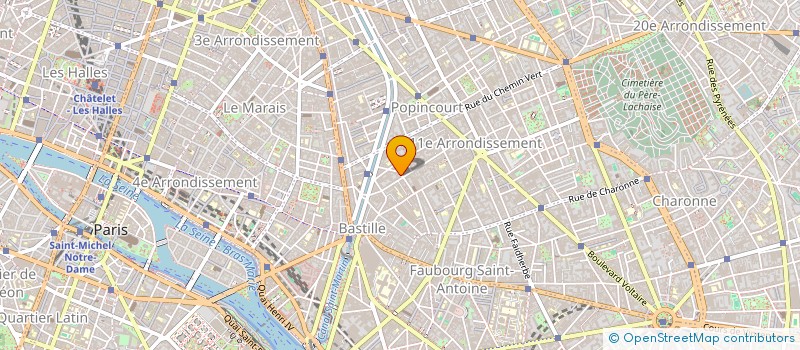 localisation de l'entreprise DOMINGUES COUVERTURE à PARIS