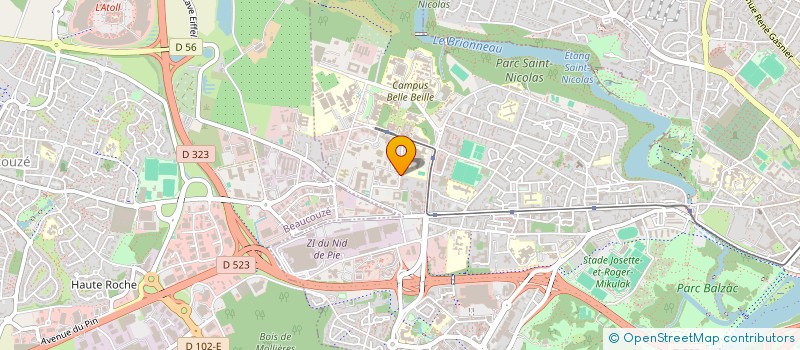localisation de l'entreprise DOMINGUES - MALAUSSE INDIVISION à ANGERS