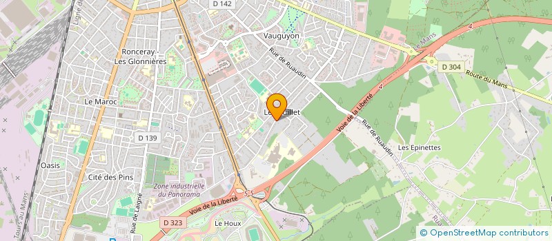 localisation de l'entreprise DOMINI  LE MANS