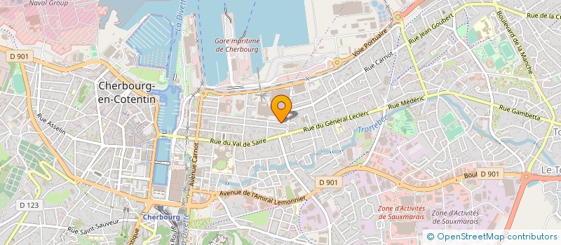 localisation de l'entreprise DOMINIC RENOVATION  CHERBOURG-EN-COTENTIN