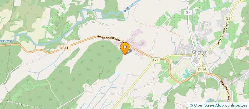 localisation de l'entreprise DOMINICAINES DES TOURELLES  GRIGNAN