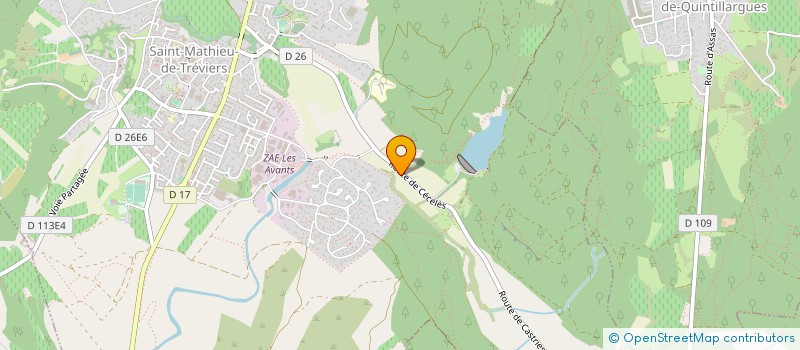 localisation de l'entreprise DOMINICAINES DES TOURELLES  SAINT-MATHIEU-DE-TREVIERS