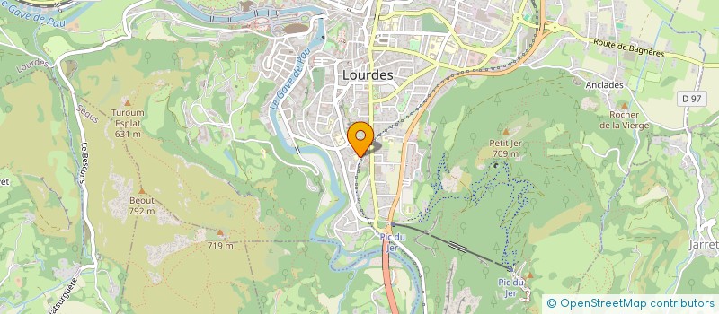 localisation de l'entreprise DOMINICAINES MAISON RETRAITE à LOURDES