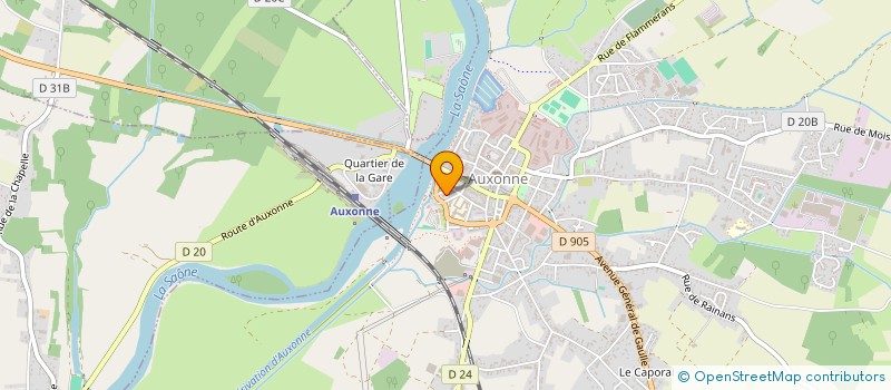 localisation de l'entreprise DOMINICAINES NOTRE-DAME DU PORT à AUXONNE