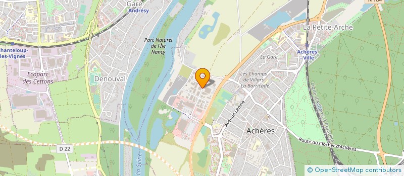 localisation de l'entreprise DOMINION GLOBAL FRANCE  ACHERES