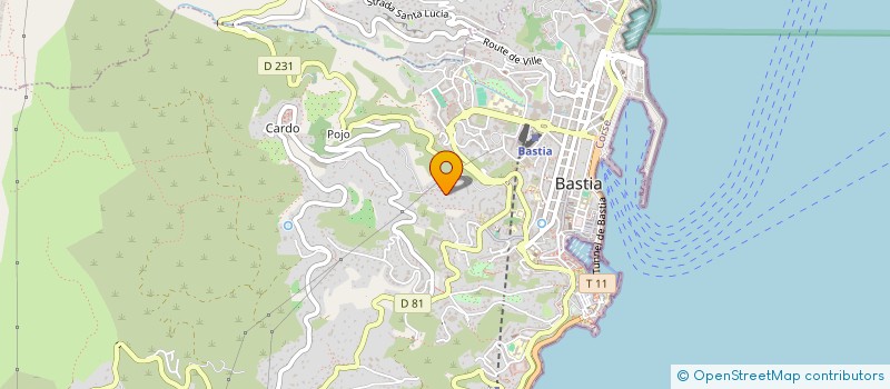 localisation de l'entreprise DOMINIQUE à BASTIA