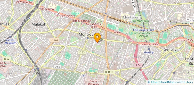 localisation de l'entreprise DOMINIQUE à MONTROUGE
