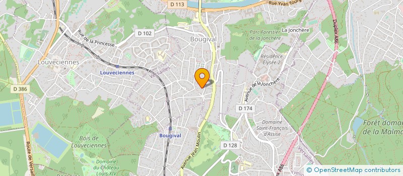 localisation de l'entreprise DOMINIQUE  BOUGIVAL