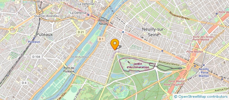 localisation de l'entreprise DOMINIQUE  NEUILLY-SUR-SEINE