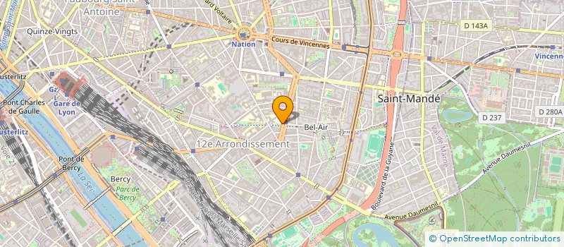 localisation de l'entreprise DOMINIQUE 58  PARIS