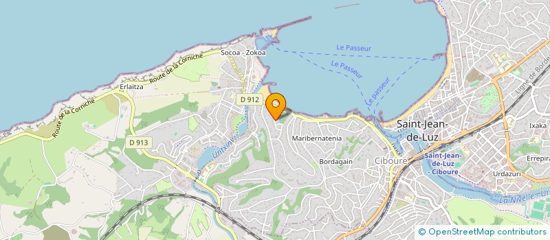 localisation de l'entreprise DOMINIQUE ANDRI  CIBOURE