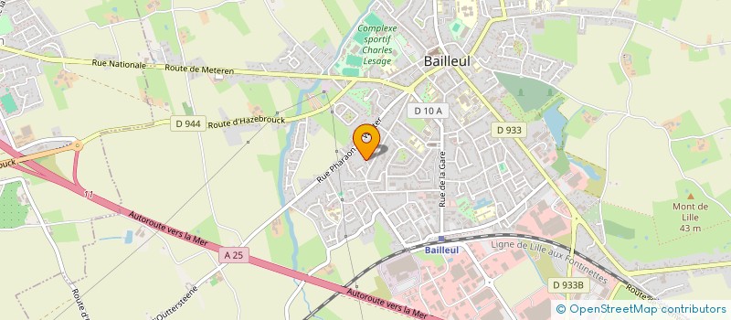 localisation de l'entreprise DOMINIQUE BAUW CONSEILS à BAILLEUL