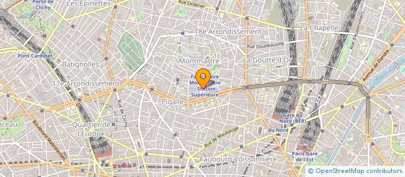 localisation de l'entreprise DOMINIQUE BILLARD SERIGRAPHIE à PARIS