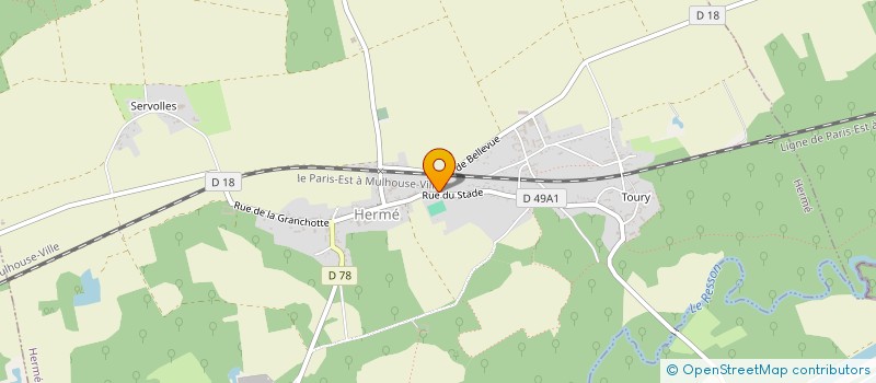 localisation de l'entreprise DOMINIQUE BON INGENIERIE  HERME