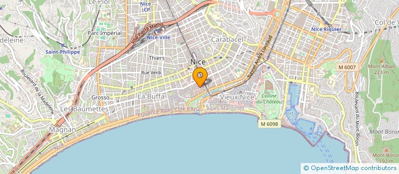 localisation de l'entreprise DOMINIQUE BREDIN CONSEIL à NICE