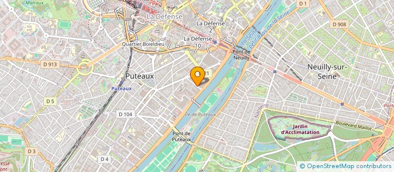 localisation de l'entreprise DOMINIQUE CASAL CONSEIL  PUTEAUX