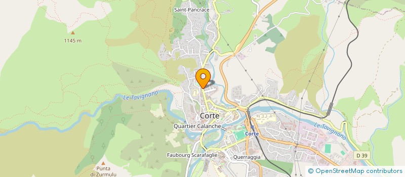 localisation de l'entreprise DOMINIQUE CHIARI-VALDRIGHI & CHRISTEL GRISCELLI, NOTAIRES ASSOCIEES à CORTE