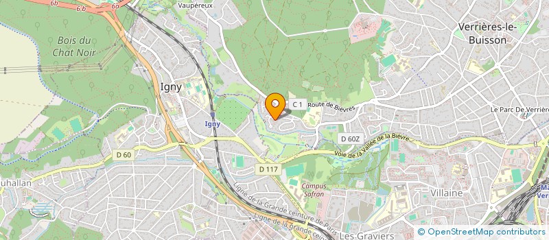 localisation de l'entreprise DOMINIQUE COLLARDEY à VERRIERES-LE-BUISSON