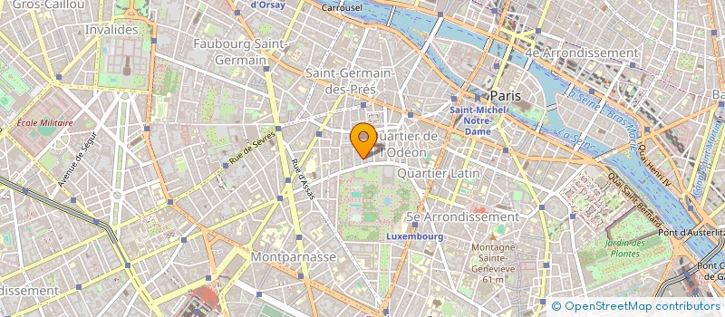 localisation de l'entreprise DOMINIQUE CUEL GABRIEL SASU à PARIS