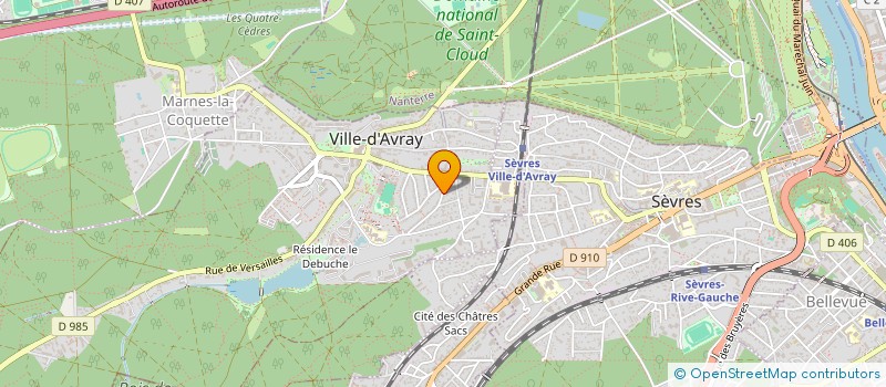 localisation de l'entreprise DOMINIQUE DEBAY FABRE EURL à VILLE-D'AVRAY