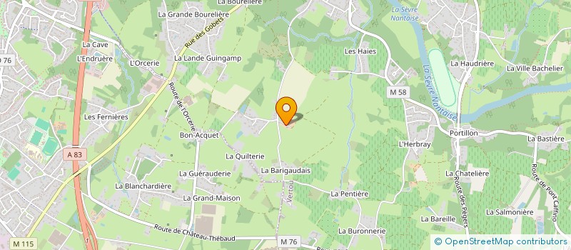 localisation de l'entreprise DOMINIQUE DENIAUD  VERTOU