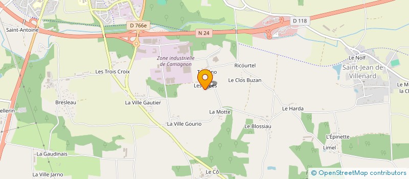 localisation de l'entreprise DOMINIQUE DORE à CAMPENEAC