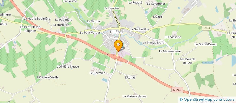 localisation de l'entreprise DOMINIQUE DOURNEAU à SEVREMOINE